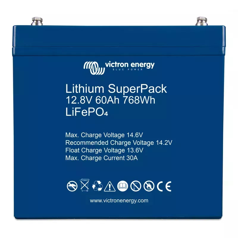 Lithium SuperPack 12.8V 60Ah 768Wh front 1