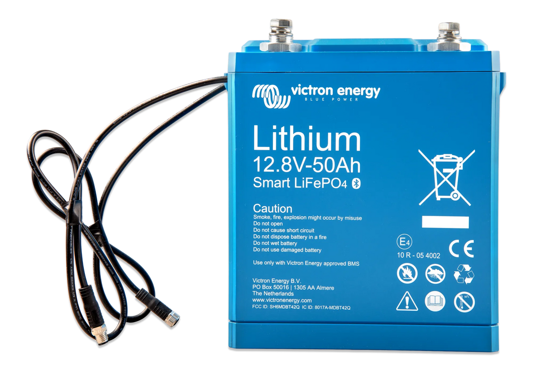 12V 50Ah Lithium battery front 1