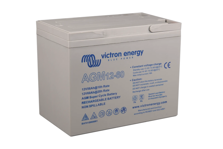 12V 60Ah AGM Super Cycle Battery right