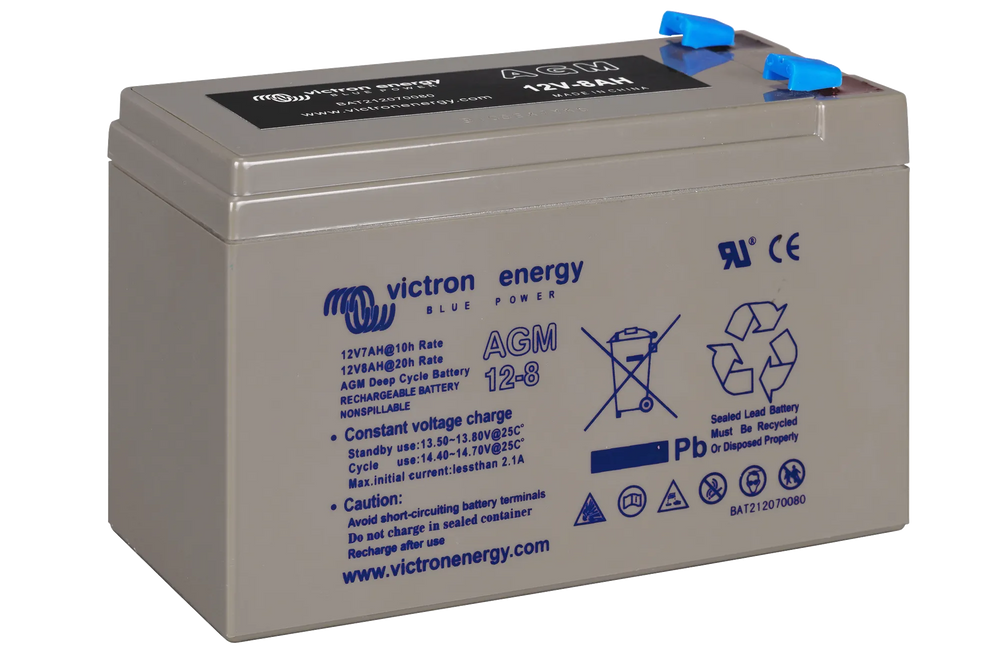 12V 8Ah AGM Deep Cycle Battery right