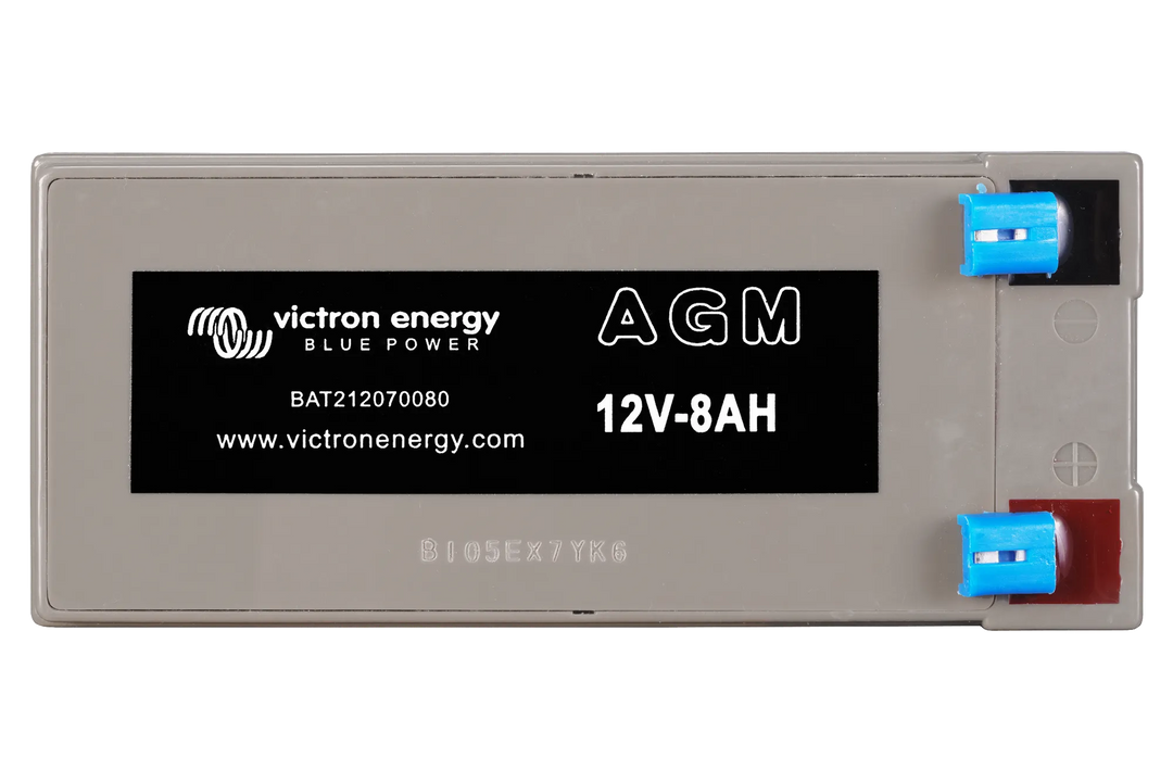 12V 8Ah AGM Deep Cycle Battery top