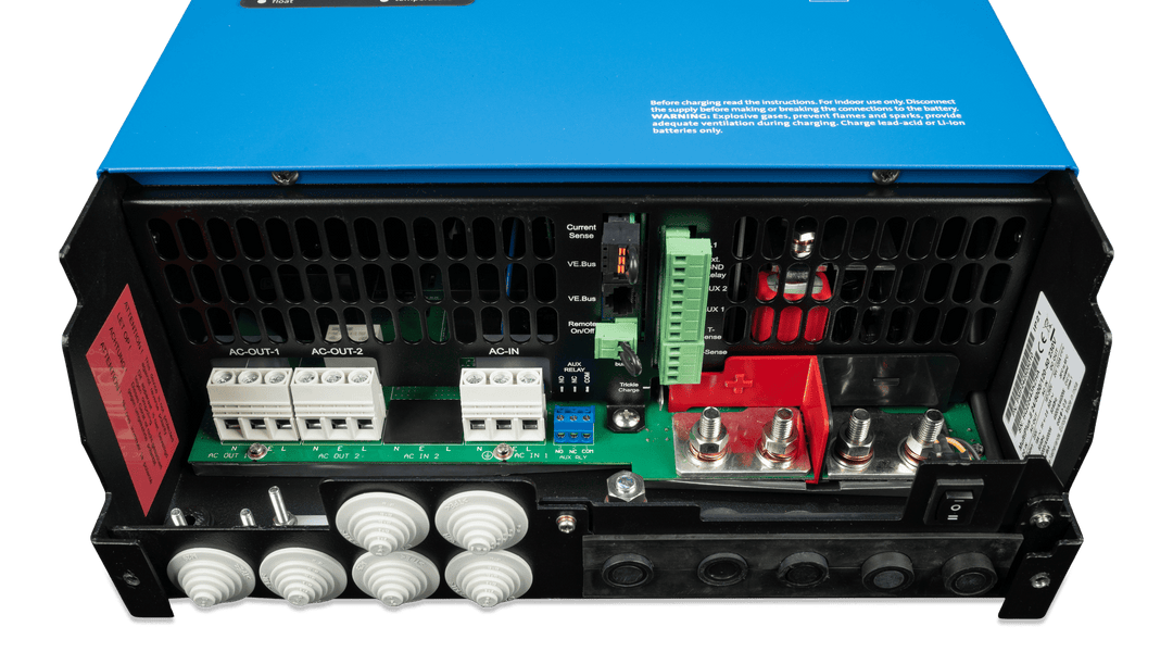 Multiplus-II 24V 5kVA 120-50 230V connections