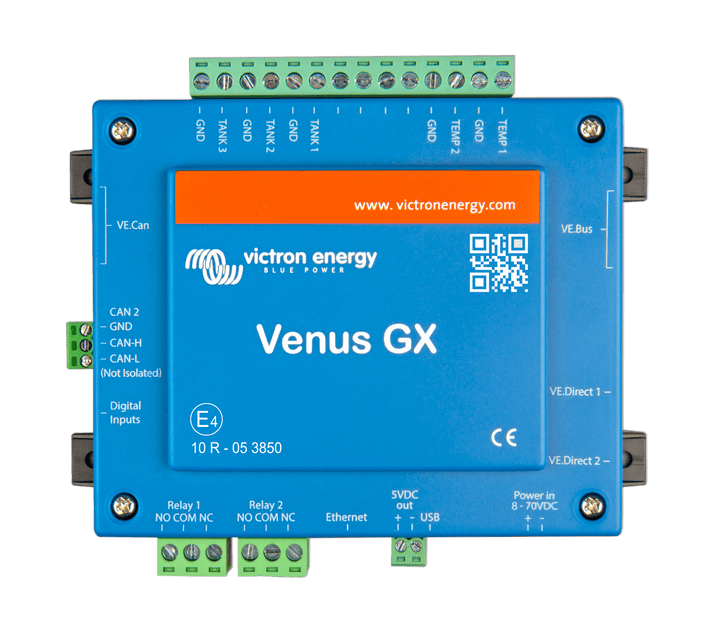 Venus GX top_with connectors