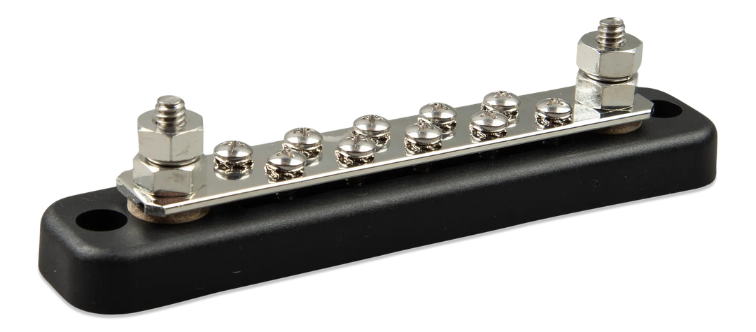 - 1x VBB115021020 - Busbar 150A 2P with 10 screws cover right