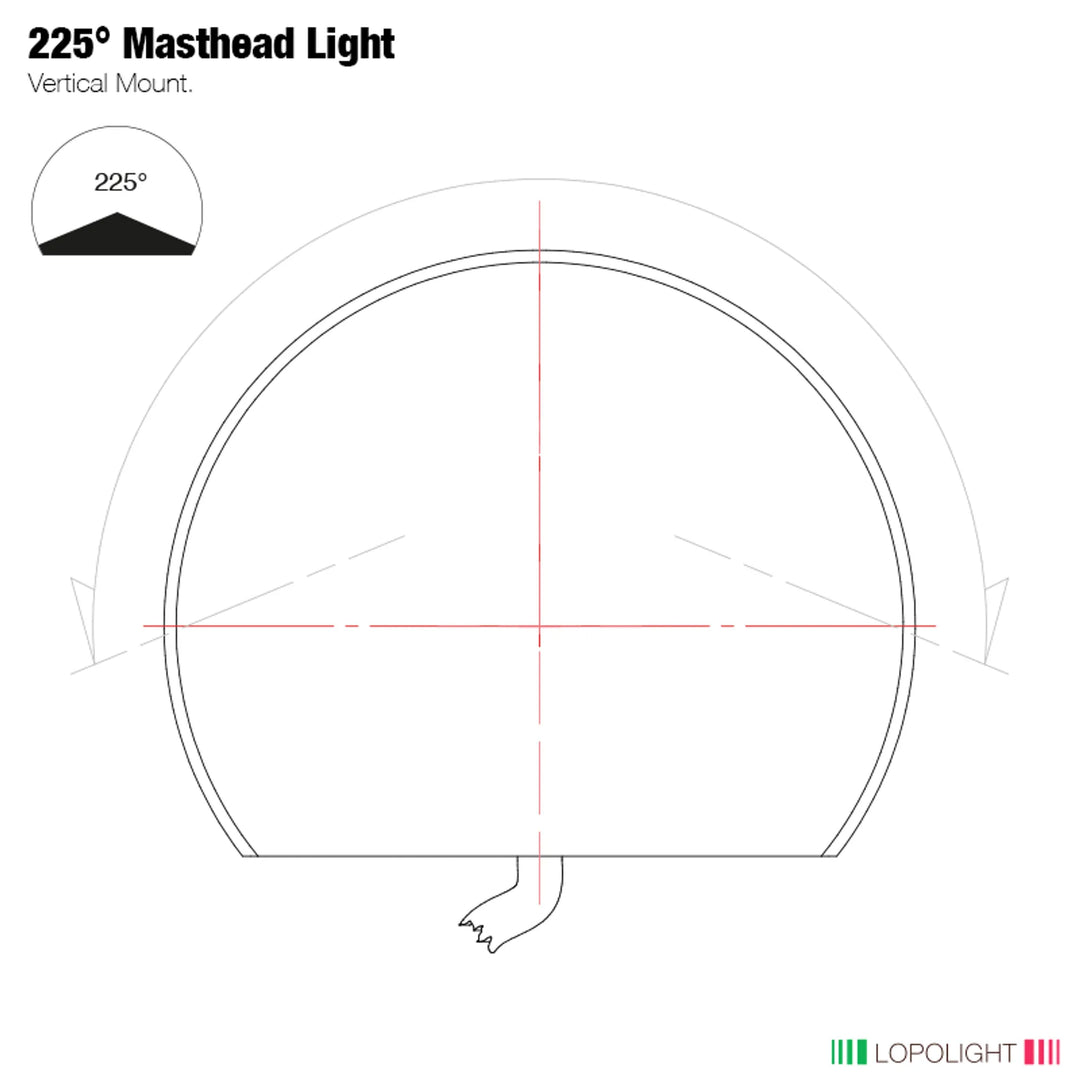 225° Masthead Light Vertical