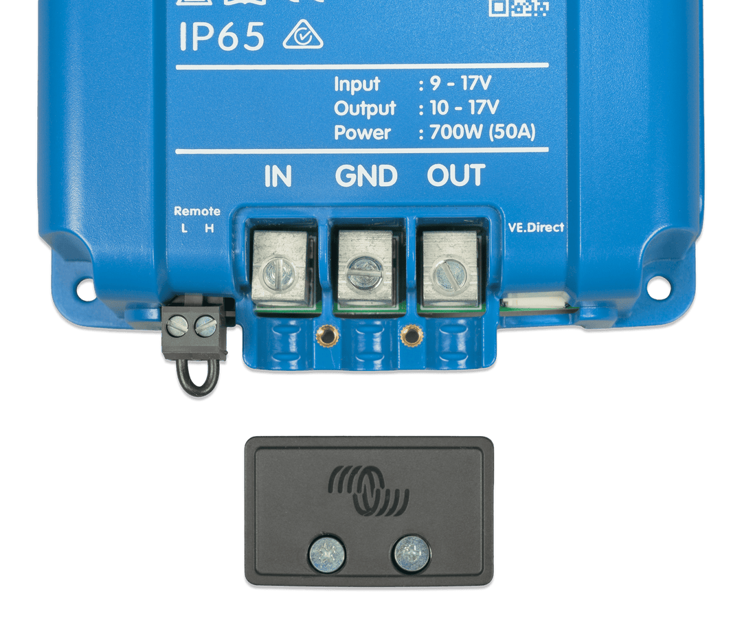 Orion XS 12-12-50A DC-DC battery charger conn.top