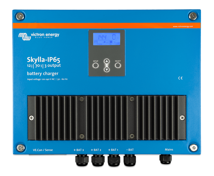 Skylla-I65 12V 70A 3 outputs top