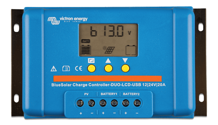 BlueSolar Charge Controller DUO LCD USB 12-24V-20A top 1