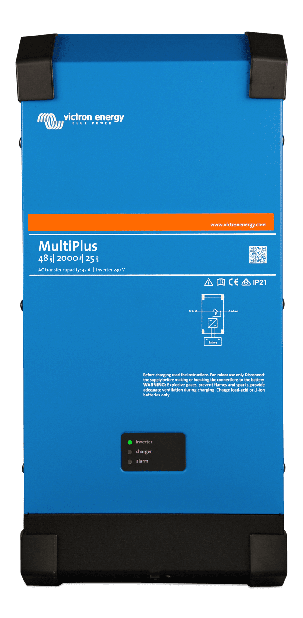 PMP482200000 - MultiPlus 48V 2000VA 25-32 230V VE.Bus front