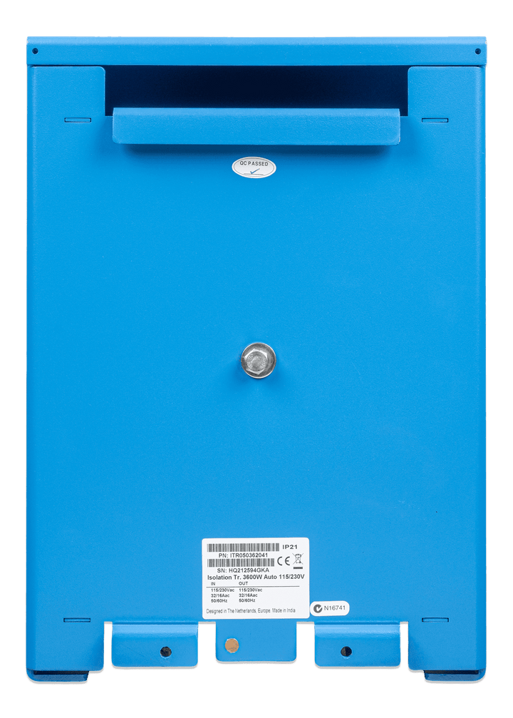 Isolation Transformer 3600W  Auto 115-230V back