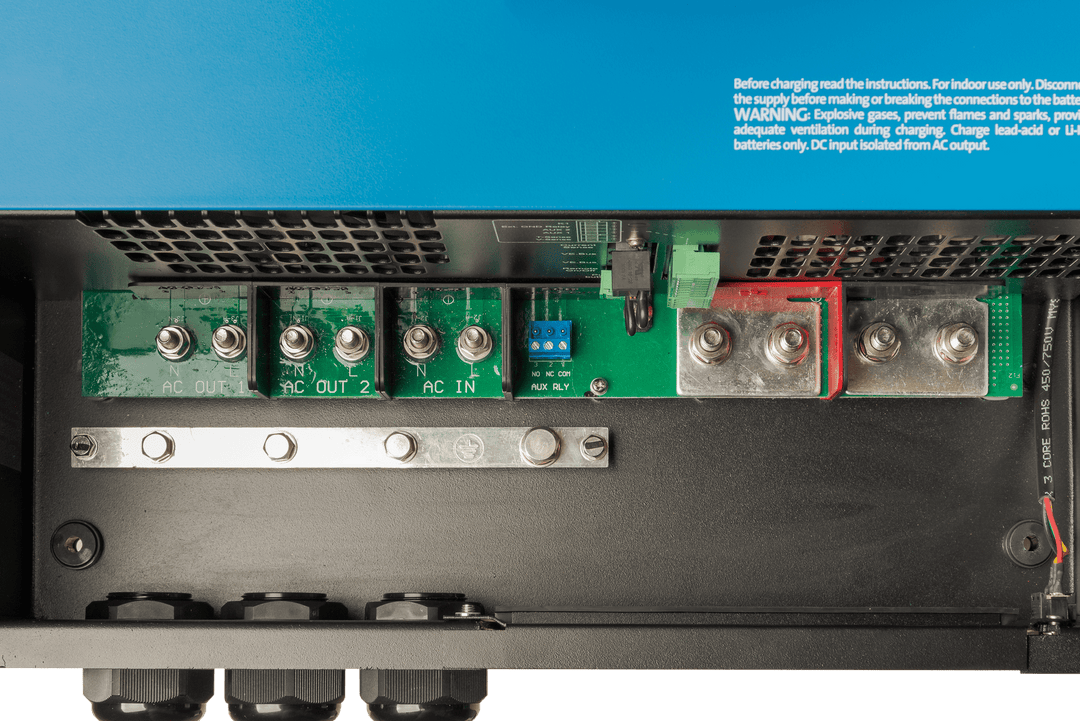 Multiplus-II 48V 15kVA 200A connections2