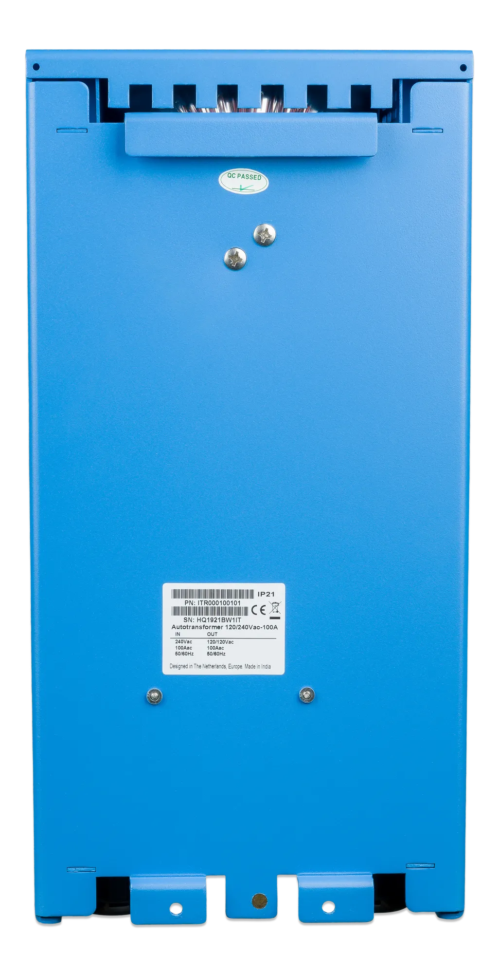 Autotransformer 120-240VAC 100A back