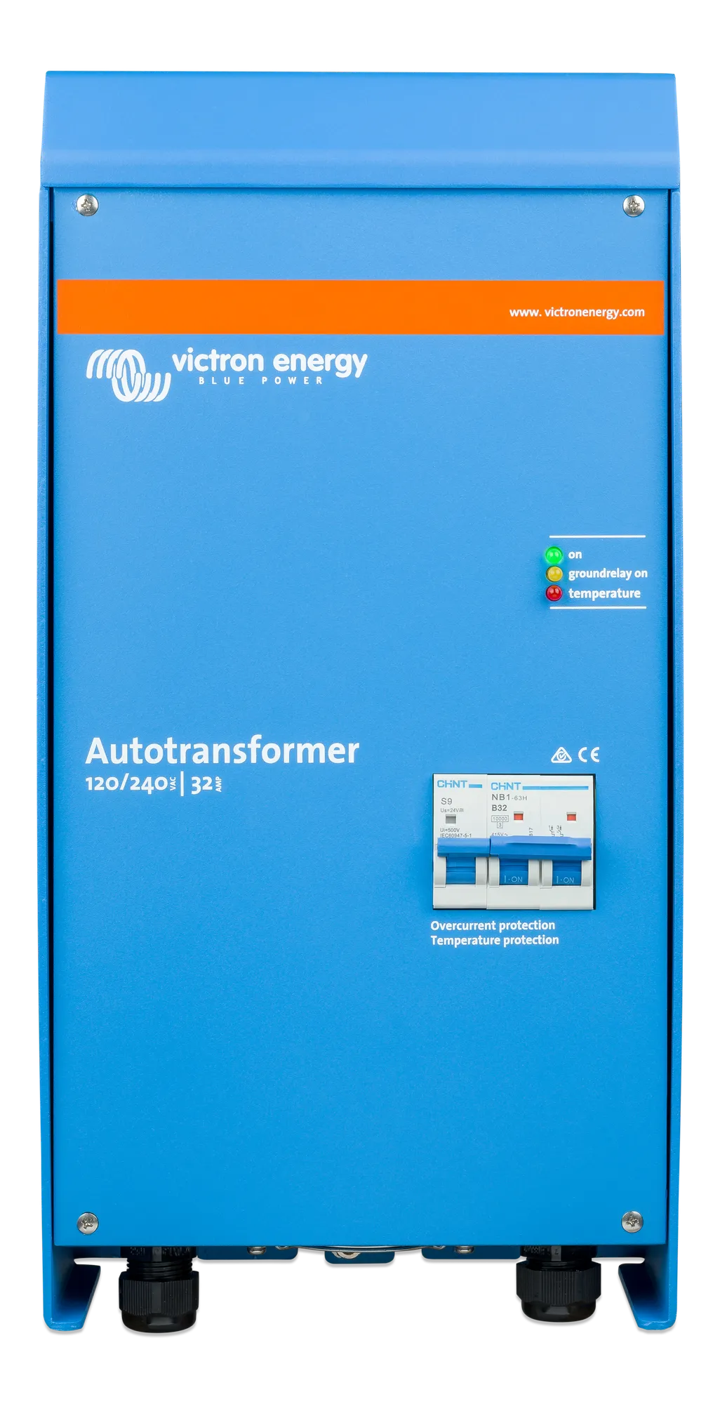 Autotransformer 120-240VAC 32A front