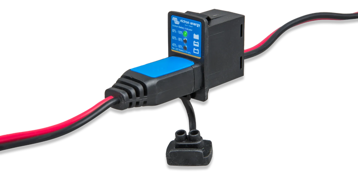 Battery indicator panel connected