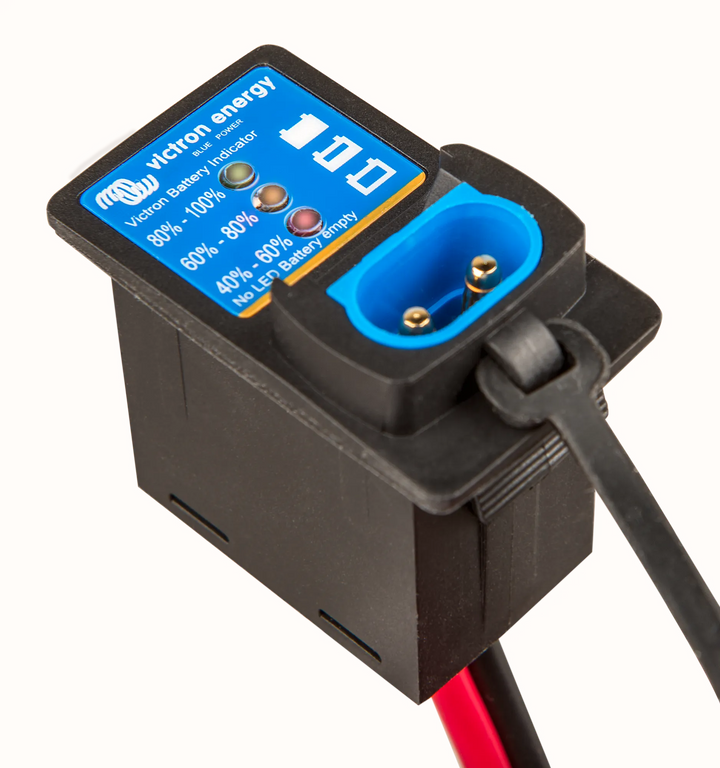 Battery indicator panel front-angle