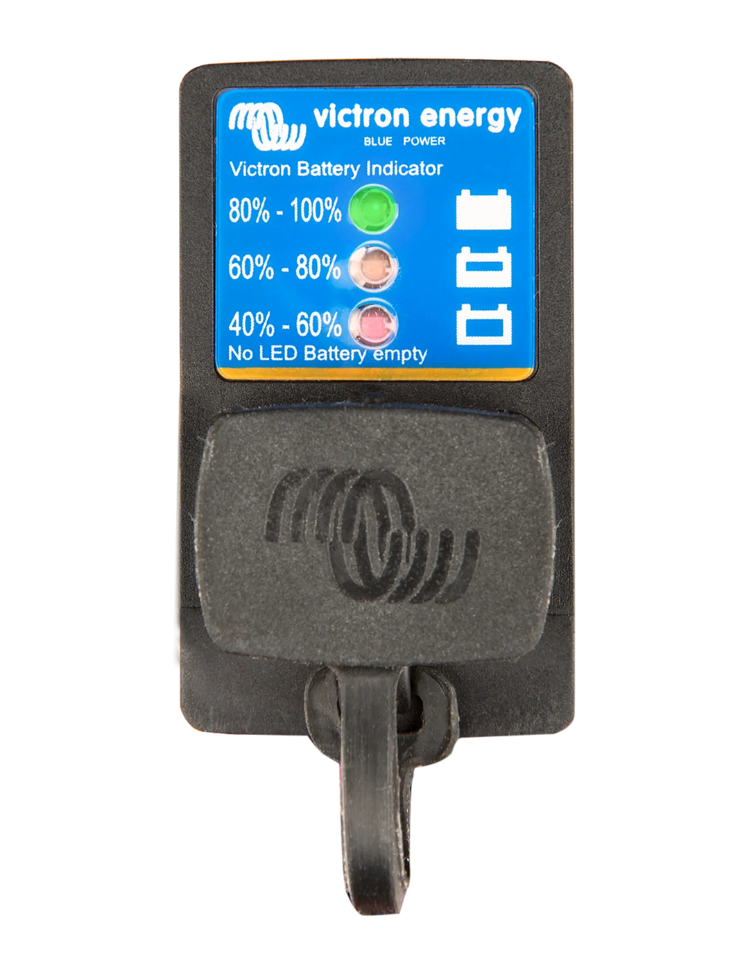 Battery indicator panel top