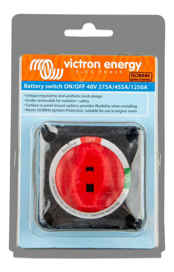 Battery switch ON-OFF 48V top-packaging