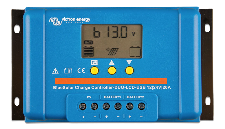 BlueSolar Charge Controller DUO LCD USB 12-24V-20A top 1