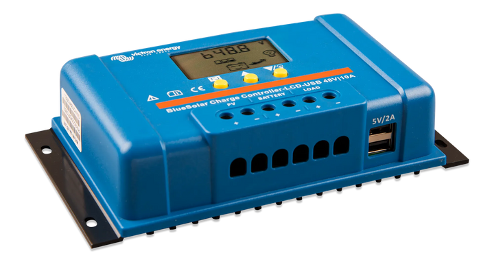 BlueSolar PWM Charge Controller LCD USB 48V-10A right 2