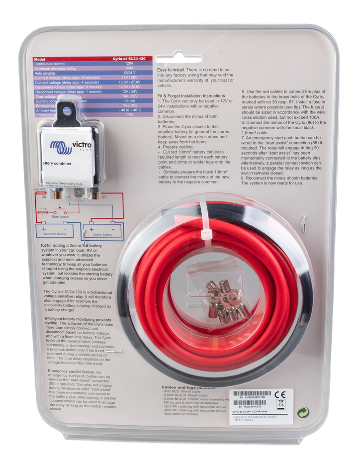 CYR010120110R Cyrix-ct 12-24V-120A Battery Combiner Kit 2 of 5