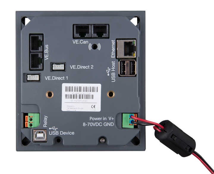 Color Control GX backside