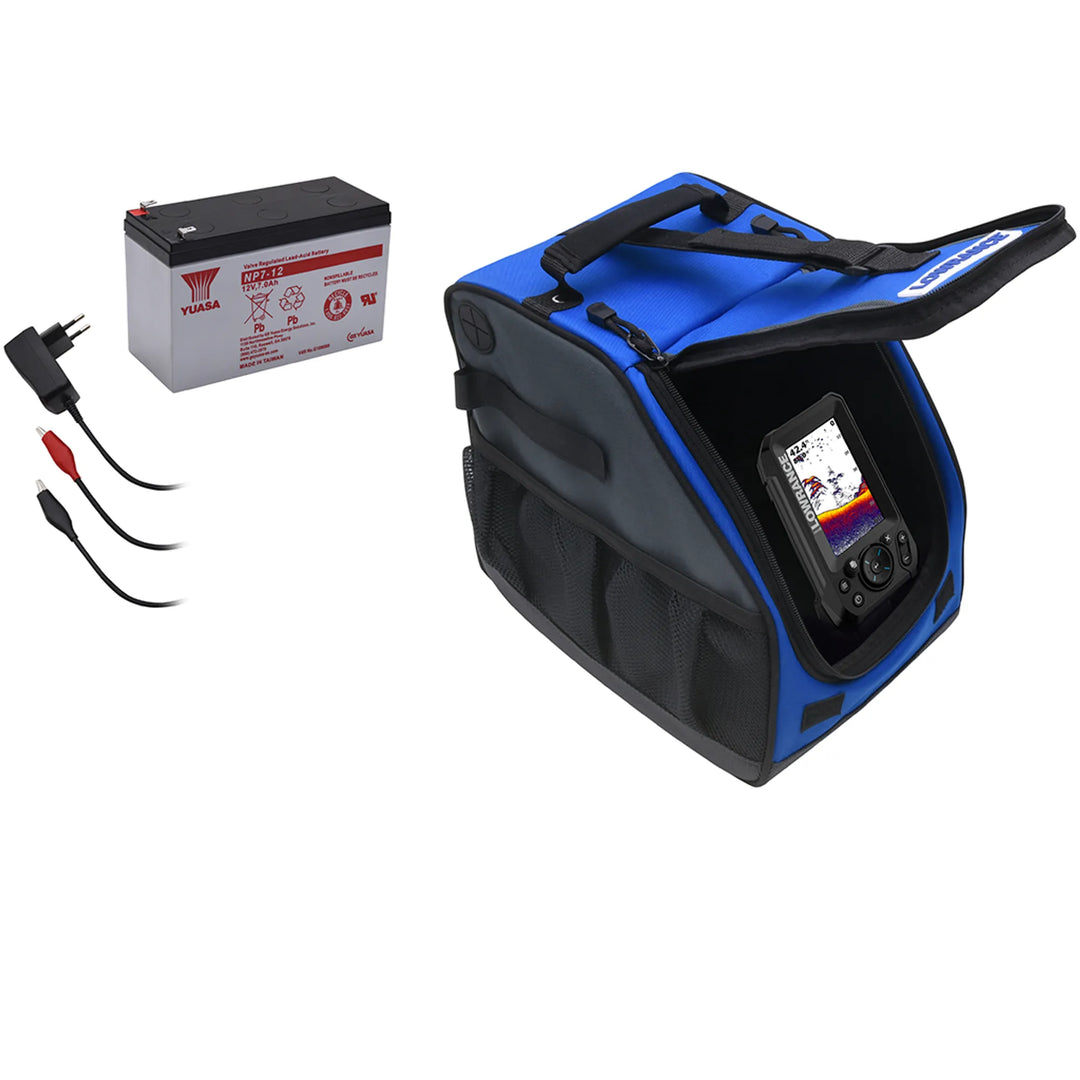 EAGLE-ICEKIT Lowrance Isfiske kit m. väska batteri laddare 1