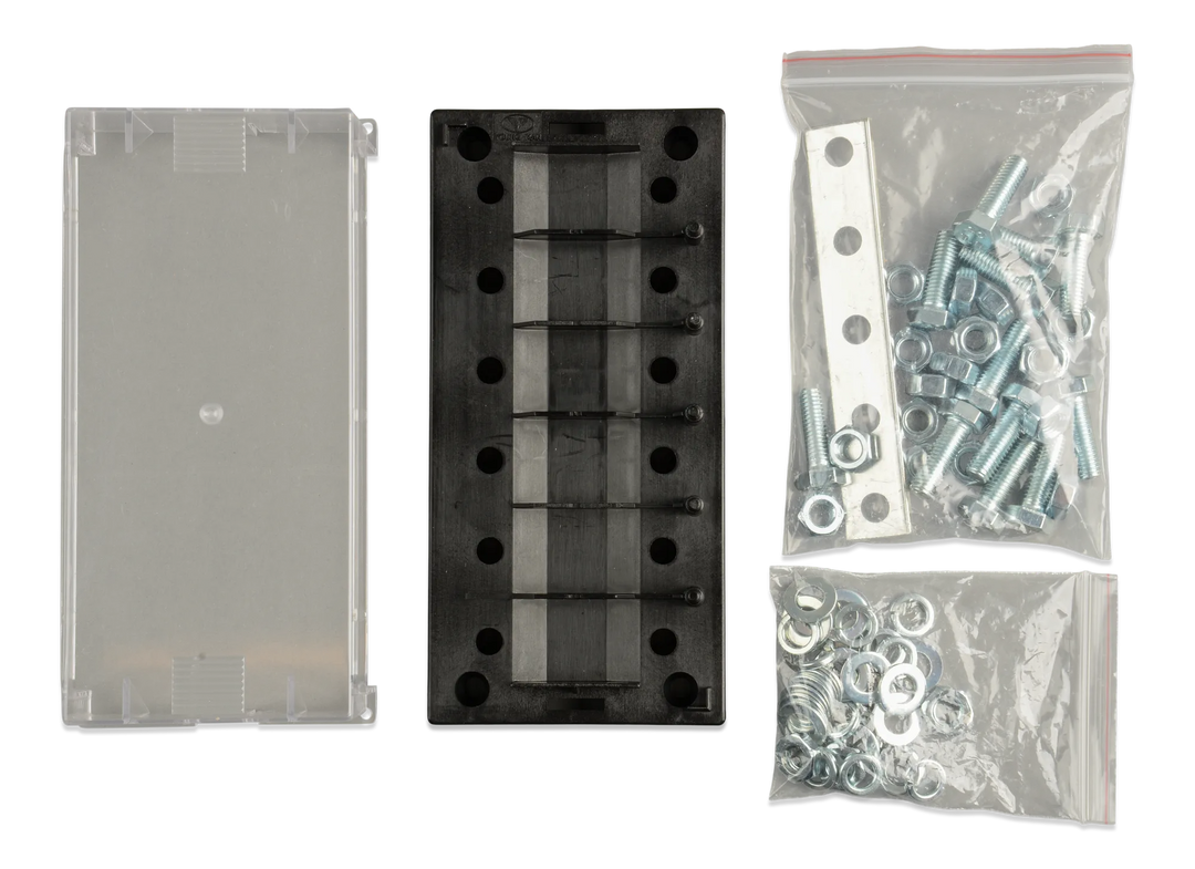 Fuse holder 6-way for MEGA-fuse package