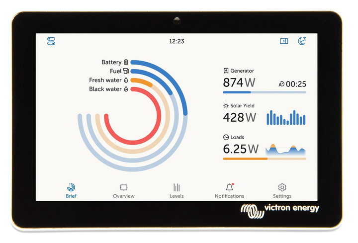 GX Touch 50 front with screennw
