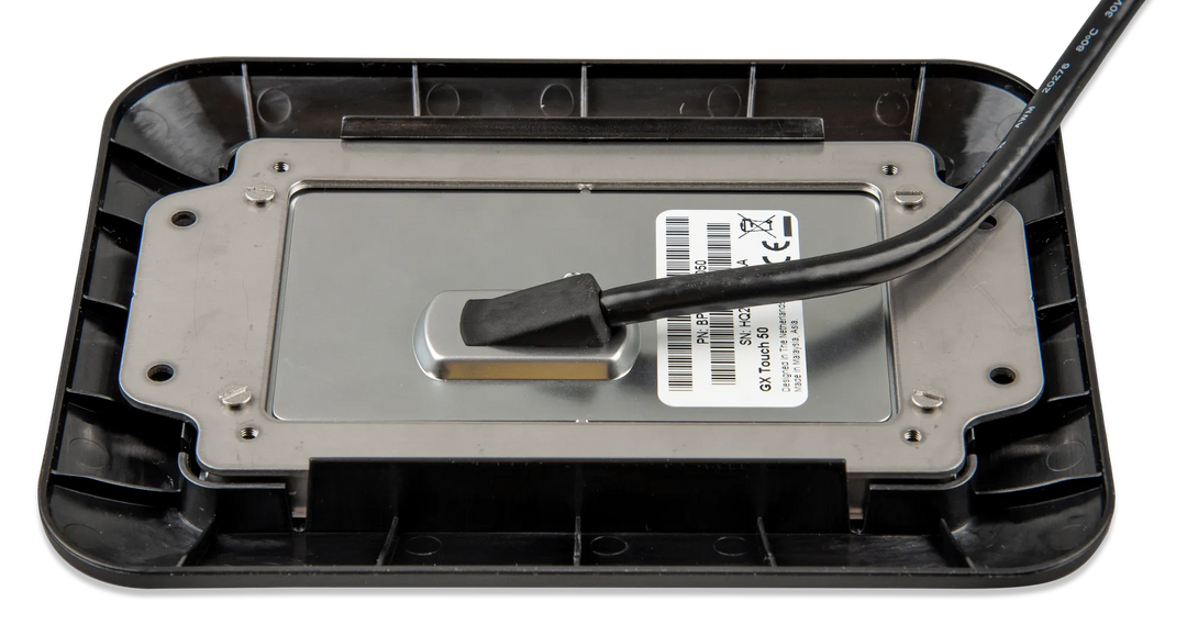 GX Touch adapter for CCGX cut-out back-angle