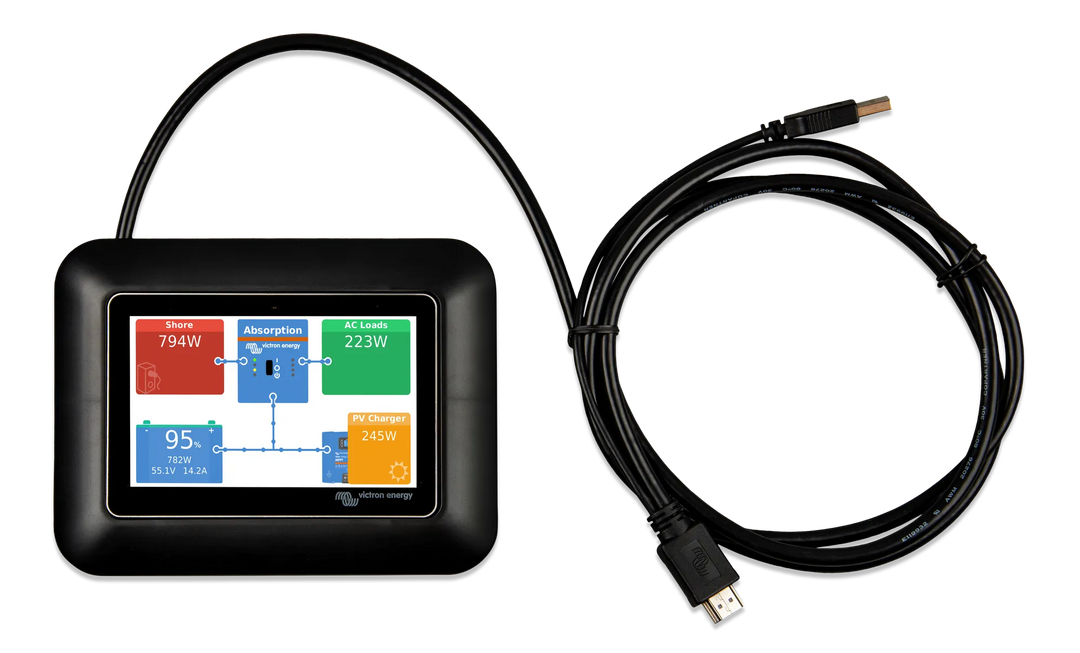 GX Touch adapter for CCGX cut-out top-cablenw