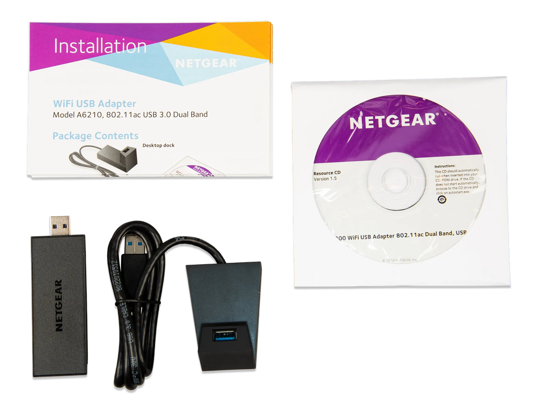 GX WiFi module long range Netgear AC1200 inside box