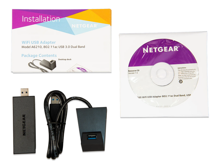 GX WiFi module long range Netgear AC1200 inside box
