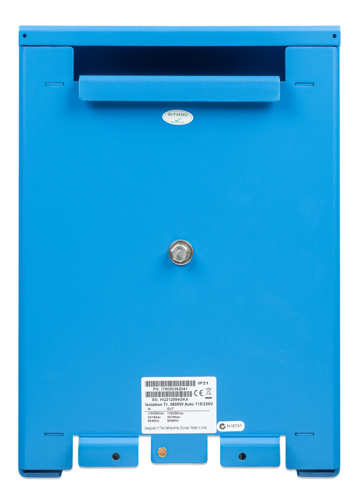 Isolation Transformer 3600W  Auto 115-230V back