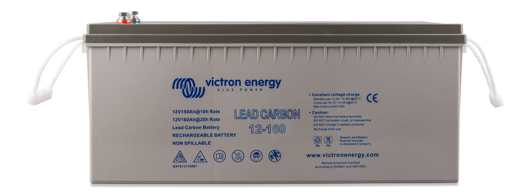 Lead Carbon Battery 12V-160Ah M8 front