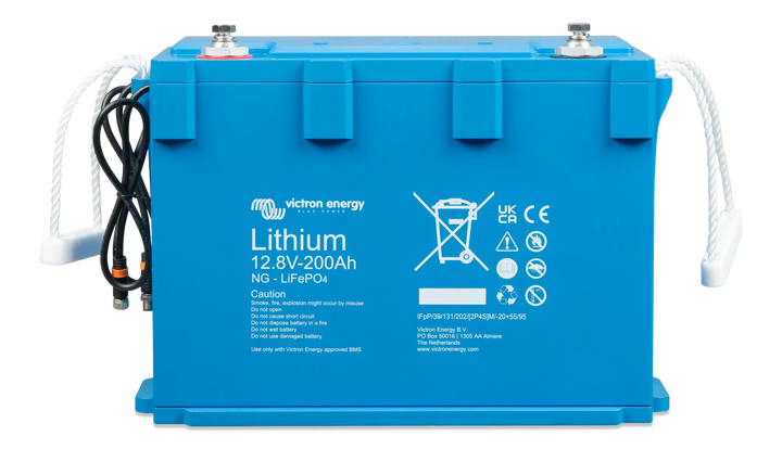 LiFePO4 Battery 12.8V 200Ah NG front-angle