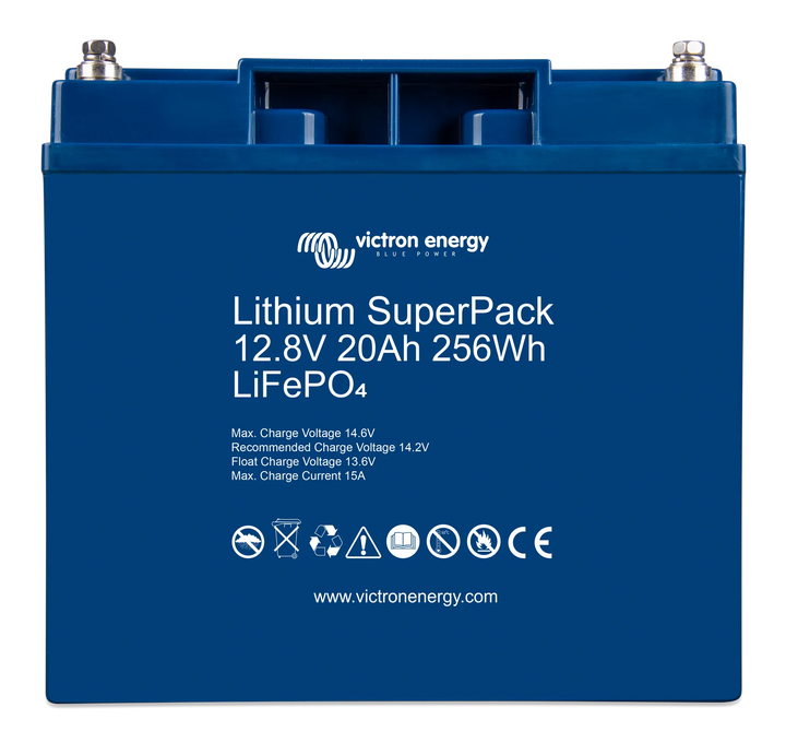 Lithium SuperPack 12.8V 20Ah 256Wh front 1