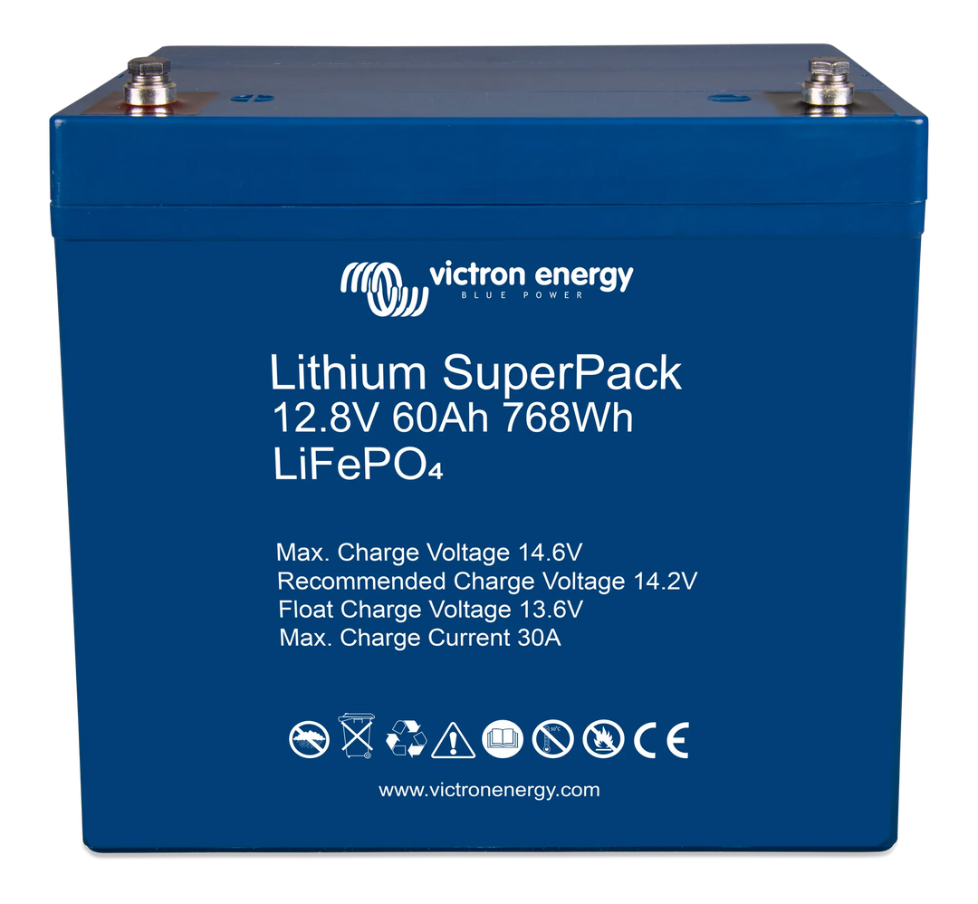 Lithium SuperPack 12.8V 60Ah 768Wh front-angle