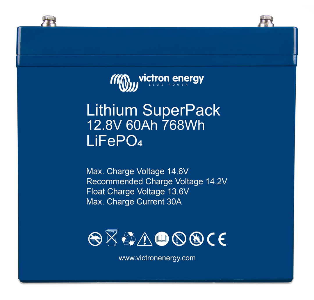 Lithium SuperPack 12.8V 60Ah 768Wh front 1