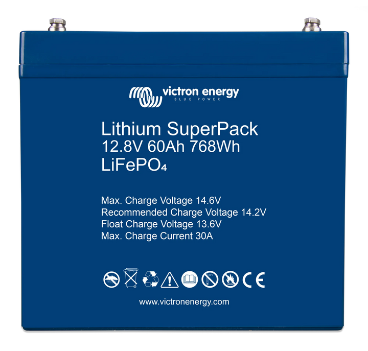 Lithium SuperPack 12.8V 60Ah 768Wh front 1