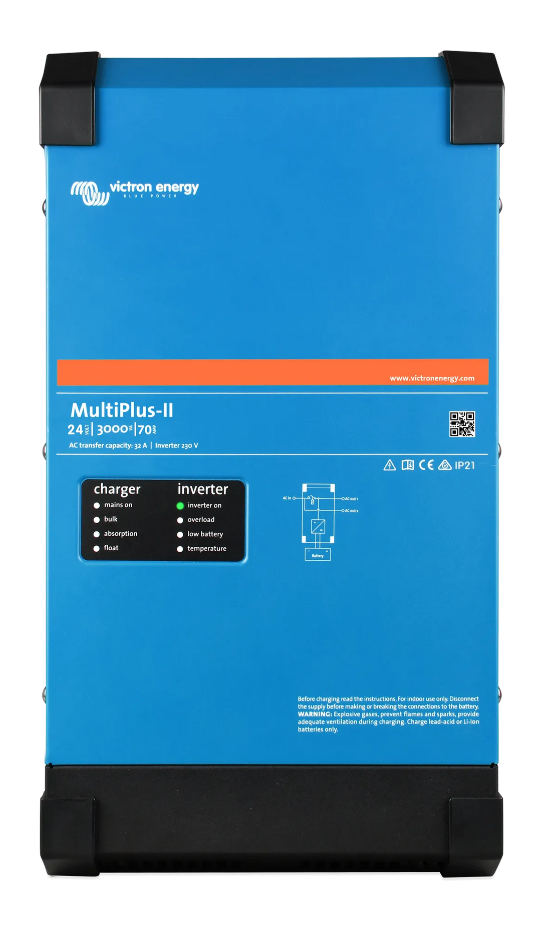 MultiPlus-II 24V 3kVA front