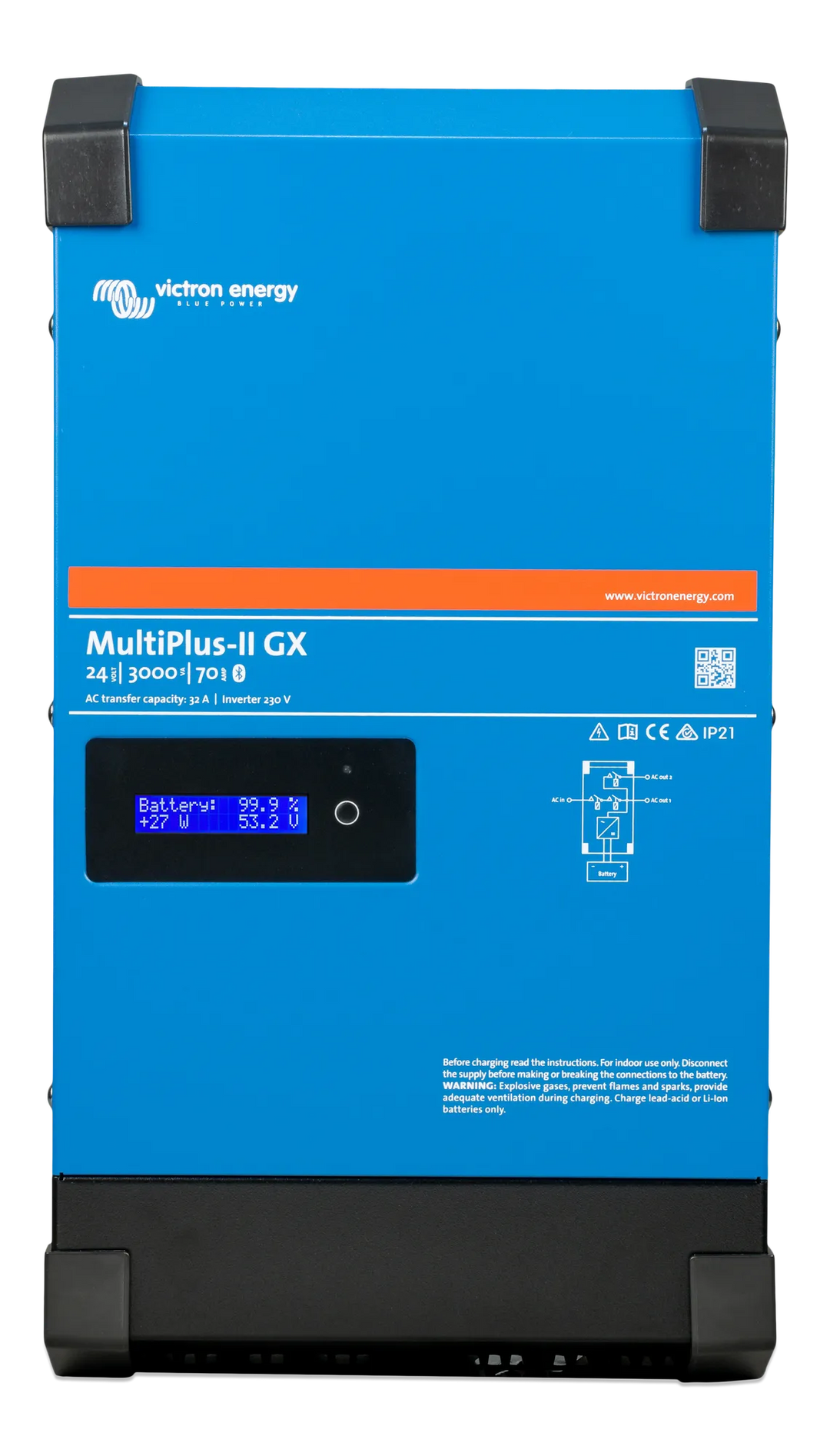 Multiplus-II 24V 3kVA 70-32 230V GX front