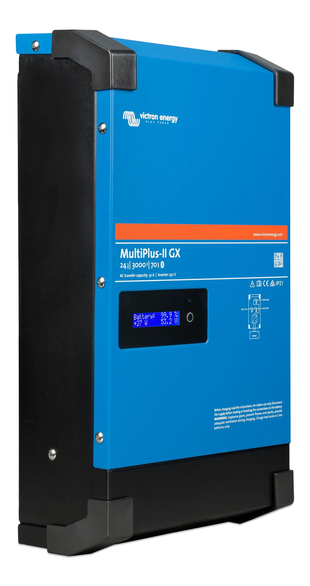 Multiplus-II 24V 3kVA 70-32 230V GX right
