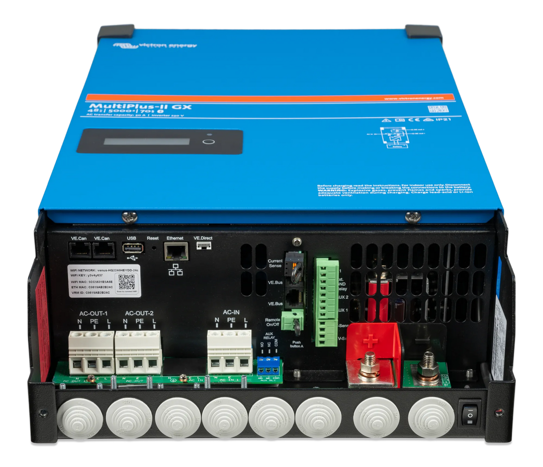 Multiplus-II 48V 5kVA 50-70 230V GX connections-total