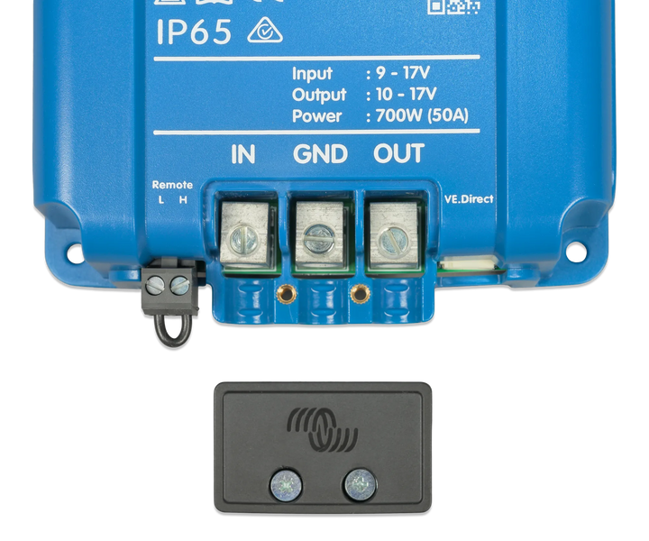 Orion XS 12-12-50A DC-DC battery charger conn.top
