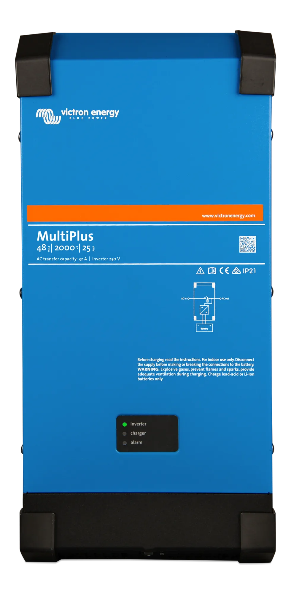 PMP482200000 - MultiPlus 48V 2000VA 25-32 230V VE.Bus front