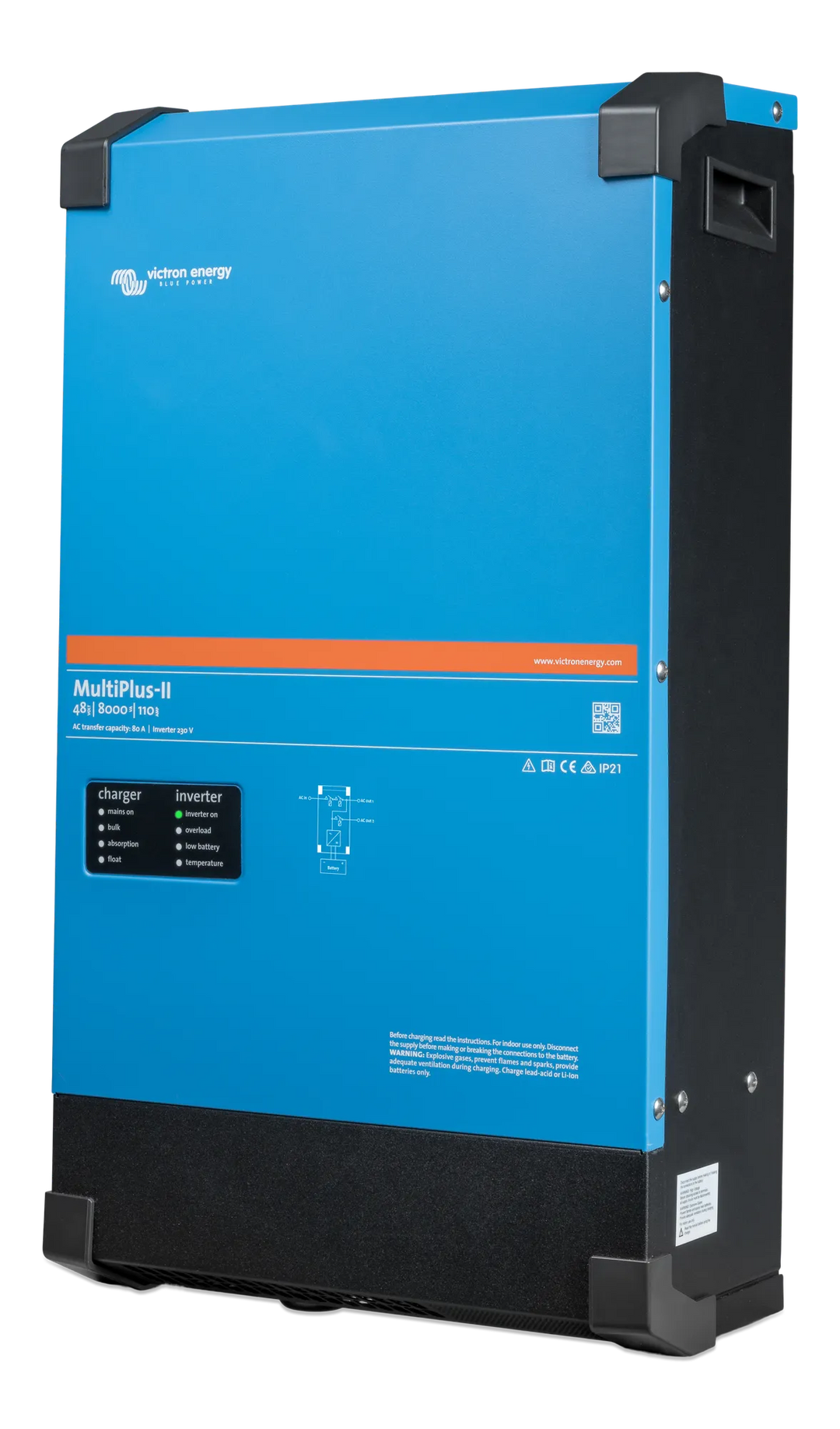 PMP482805000_MultiPlus-II 48V 8kVA 230V left