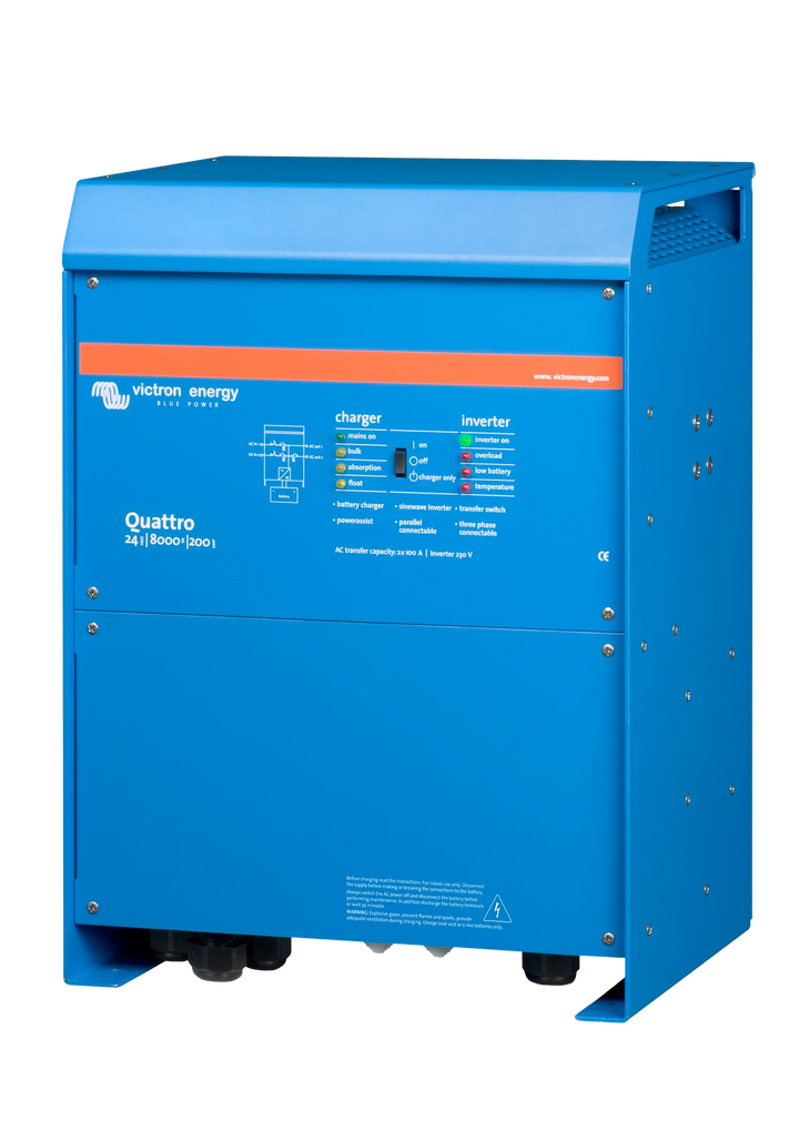 Quattro 24V 8000VA 200A 230V left