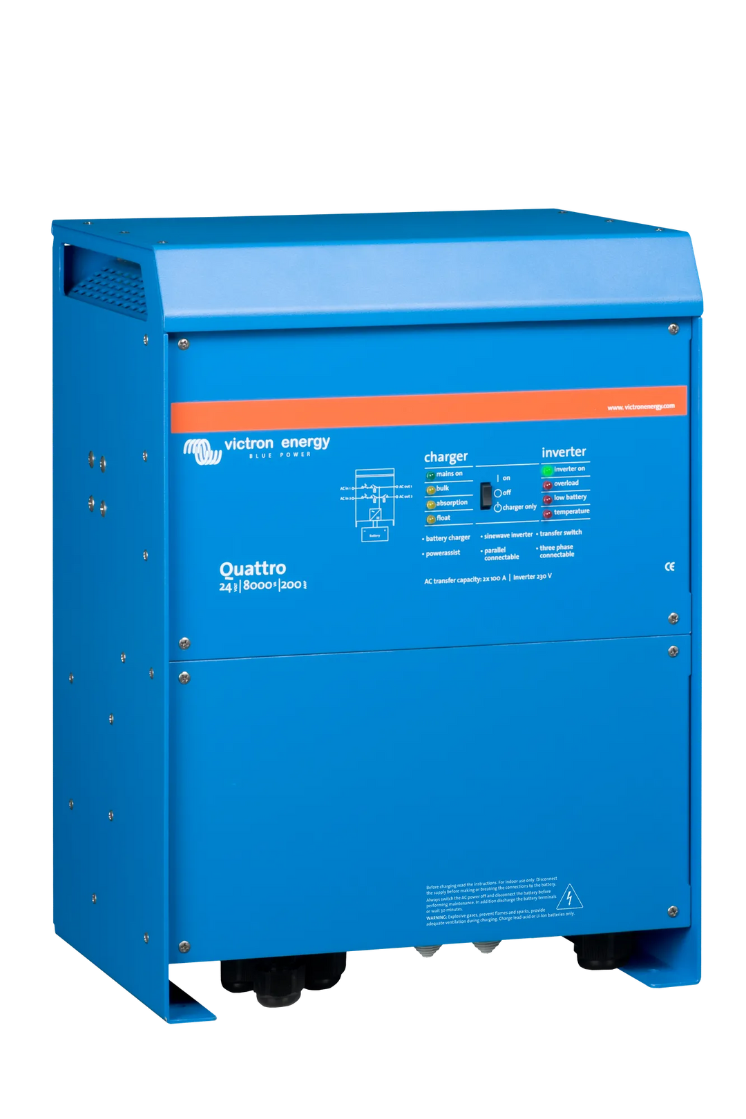 Quattro 24V 8000VA 200A 230V right