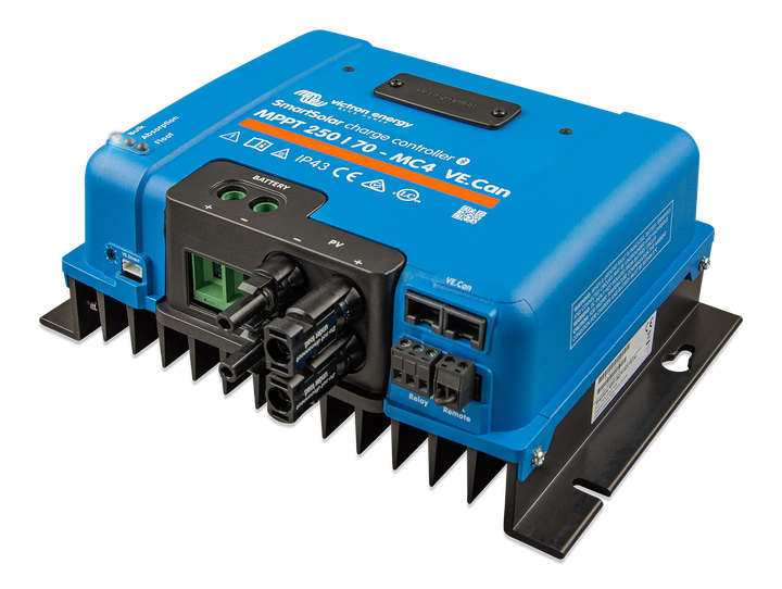 SmartSolar MPPT 250 70 MC4 VE.Can left