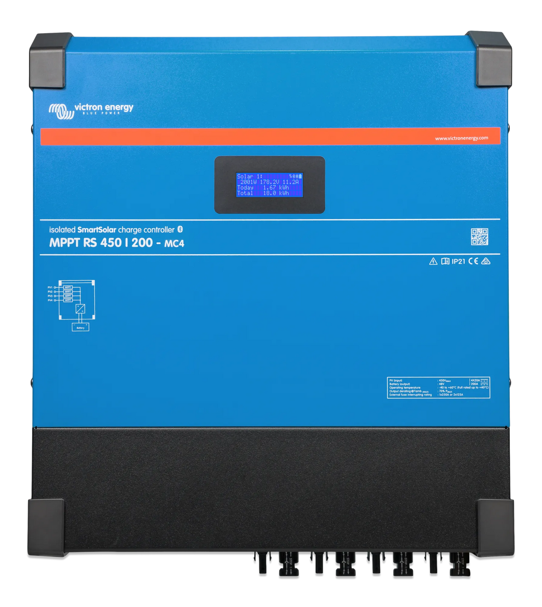 SmartSolar MPPT RS 450-200-MC4 front